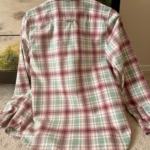 Janie and Jack Pink Plaid Button-Up - Picture 2 of 8